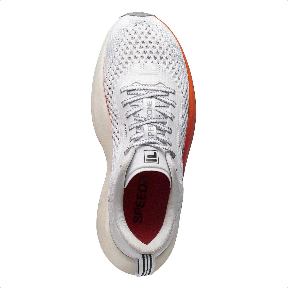 Tênis Fila Feminino Speedzone 2 Corrida Branco/Vermelho 3