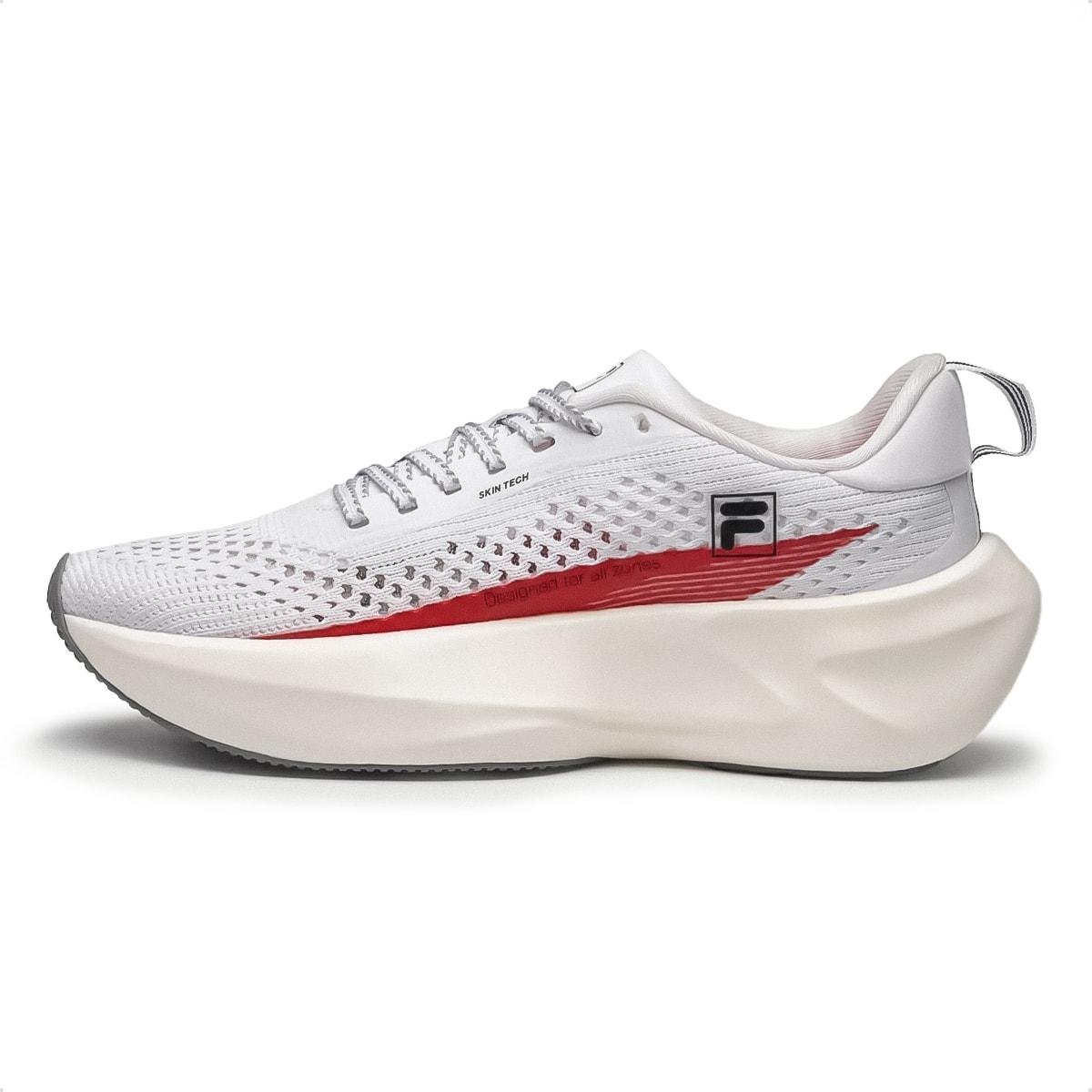 Tênis Fila Feminino Speedzone 2 Corrida Branco/Vermelho 4