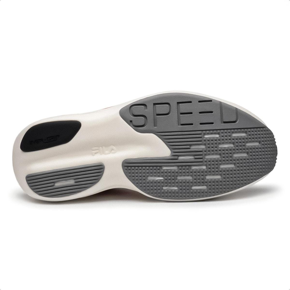 Tênis Fila Feminino Speedzone 2 Corrida Branco/Vermelho 6