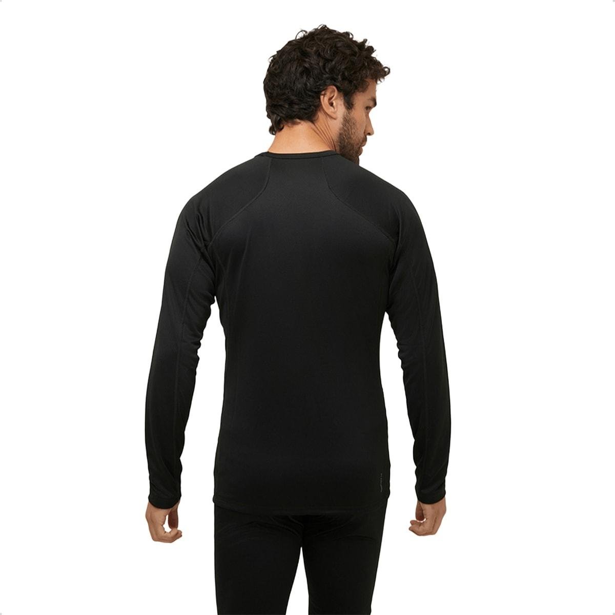 Camiseta Masculina Segunda Pele The North Face Warm Crew Preto 3