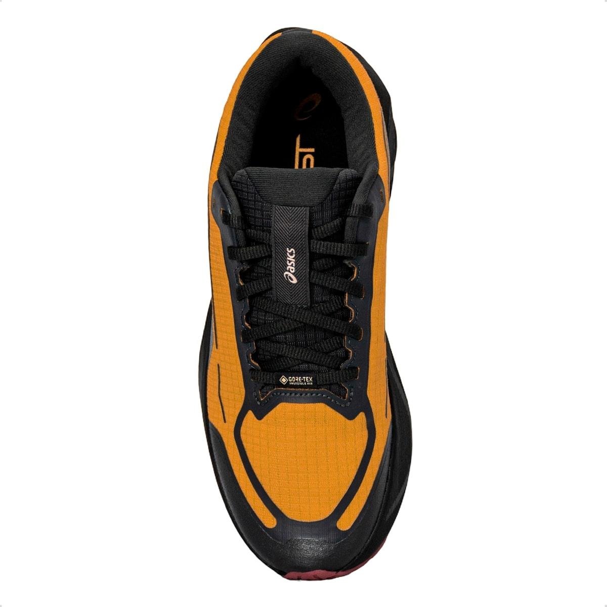 Tênis Asics Masculino Novablast 6 GTX Corrida Mostarda 3
