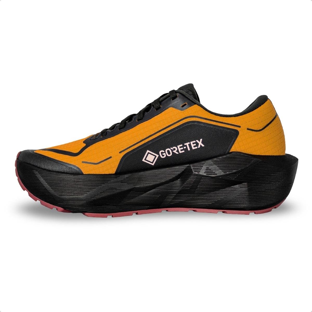 Tênis Asics Masculino Novablast 6 GTX Corrida Mostarda 4