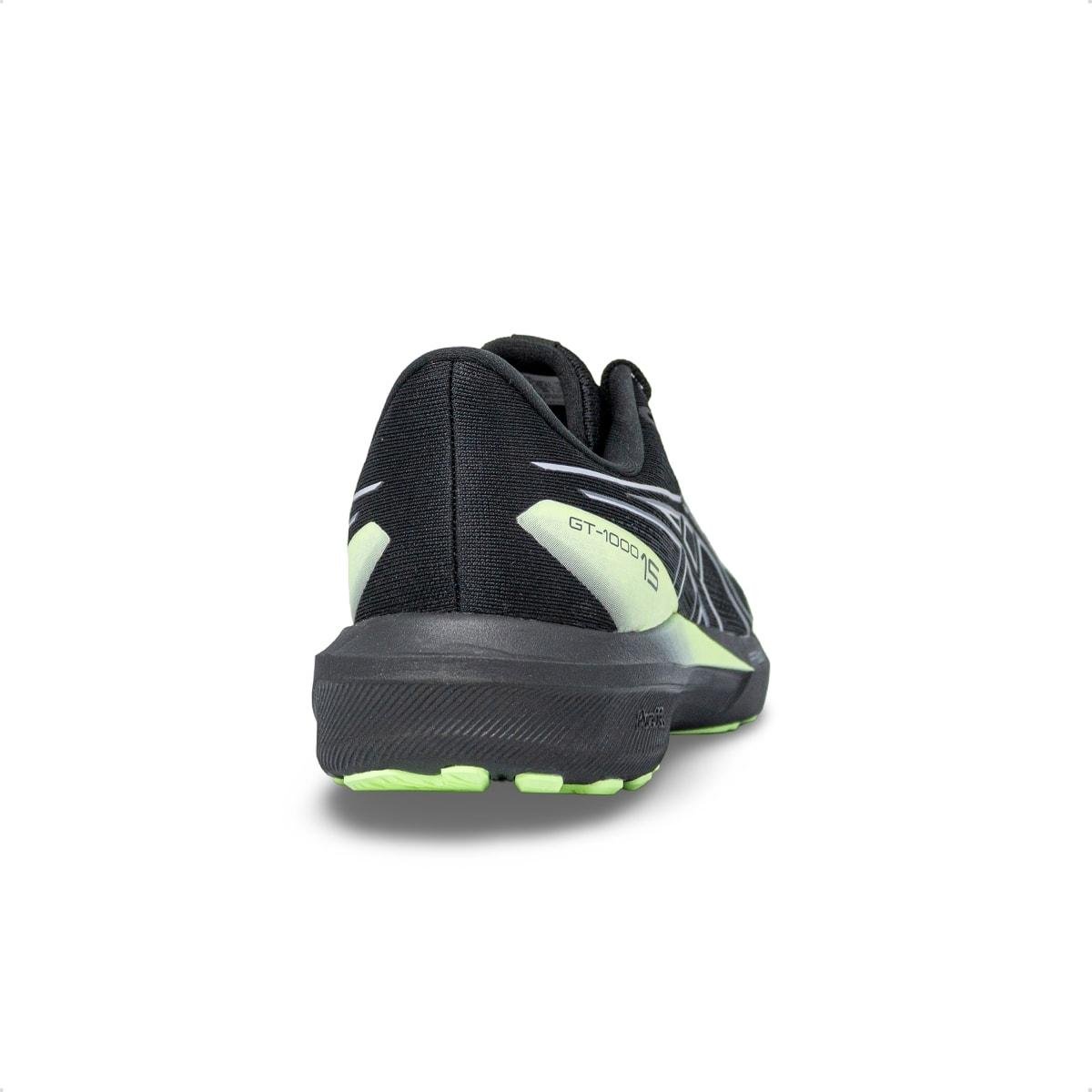 Tênis Asics Masculino GT-1000 15 Corrida Preto/Verde claro 4