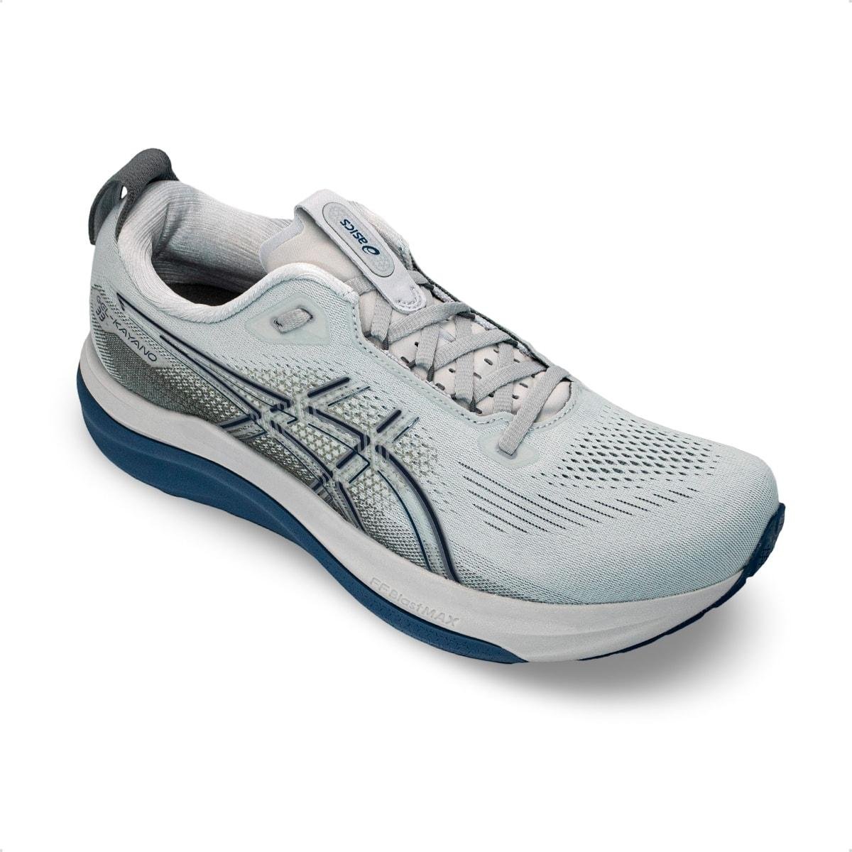 Tênis Asics Masculino Gel-Kayano 33 Corrida Cinza/Azul 2
