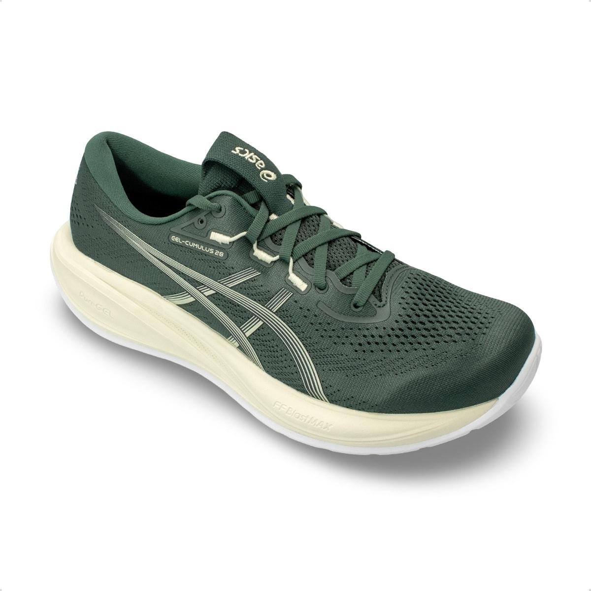 Tênis Asics Masculino Gel-Cumulus 28 Corrida Verde Escuro 2