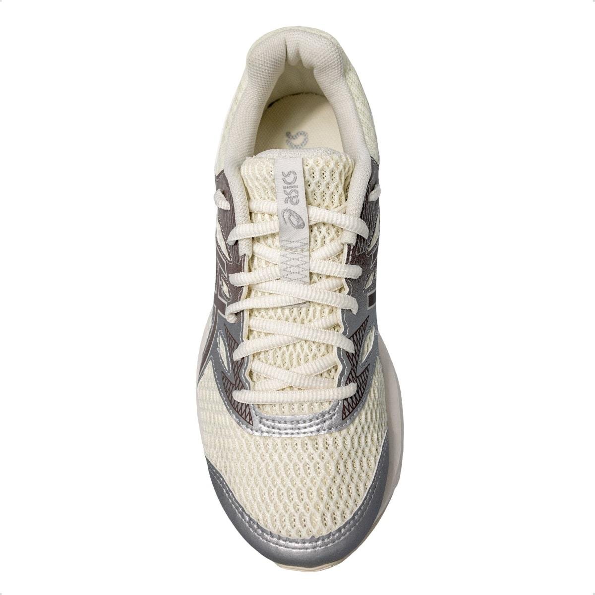 Tênis Asics Feminino Gel-Shogun ST Corrida Creme/Marrom 3