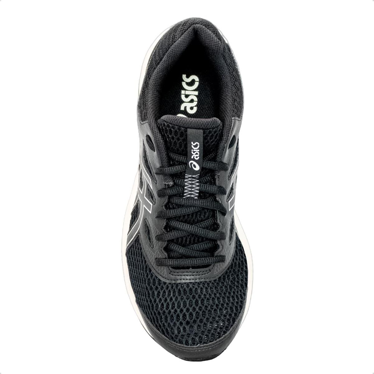 Tênis Asics Masculino Gel-Shogun ST Corrida Preto/Off White 3