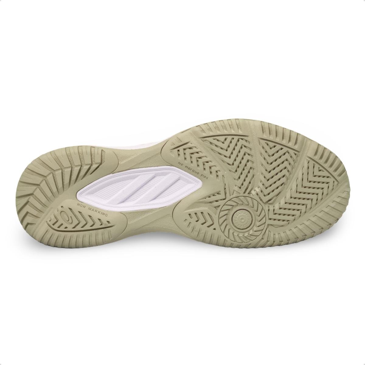 Tênis Asics Feminino Court Slide 4 Tennis Branco/Rosa Claro 5