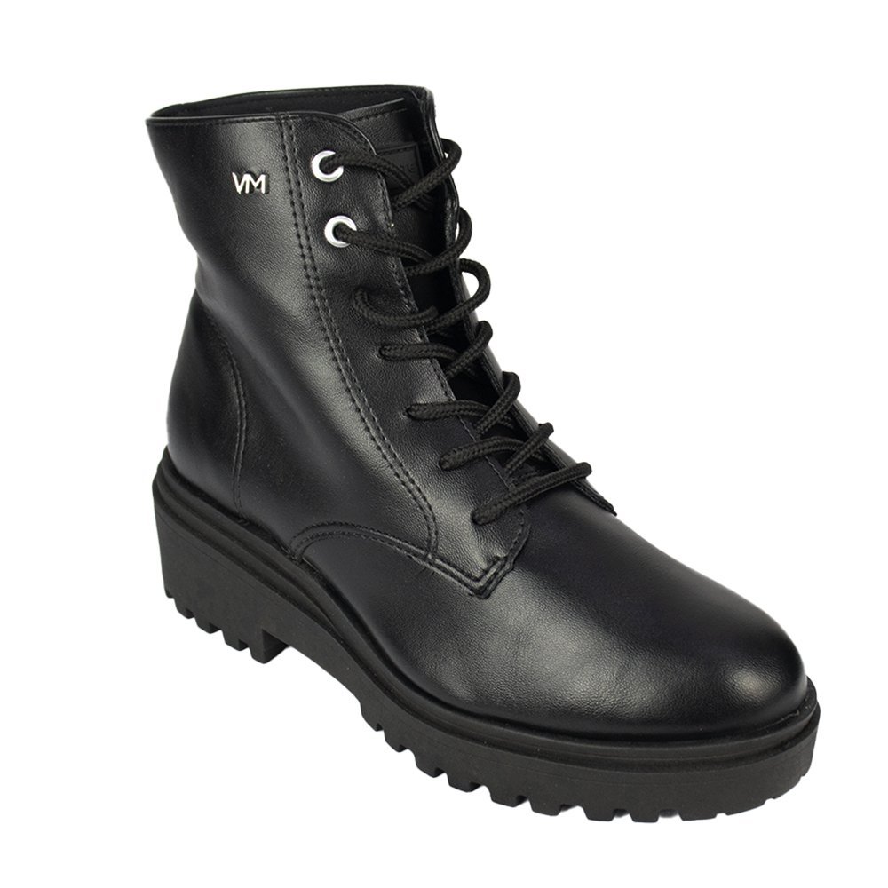 Coturno Via Marte Basic Tratorado Feminino Preto 2