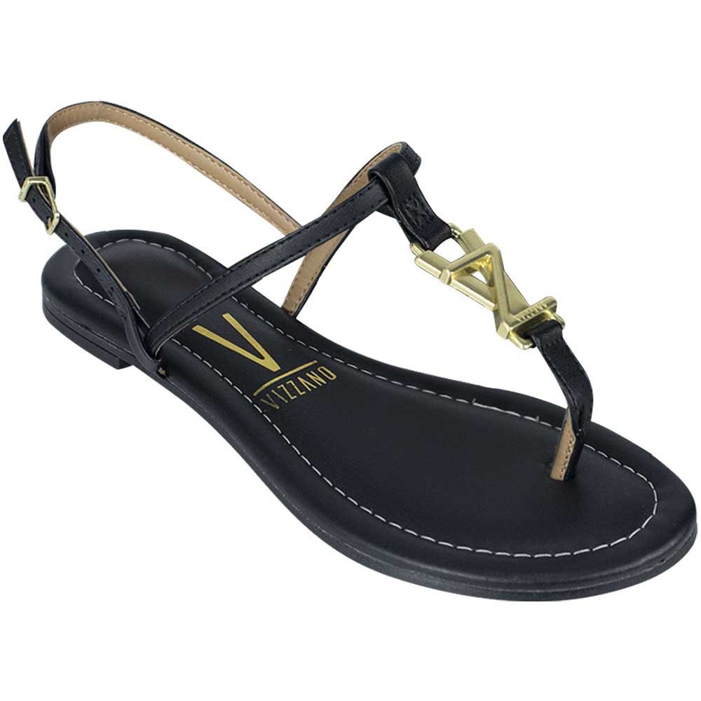 Chinelo Vizzano Rasteiro Feminino Preto 2