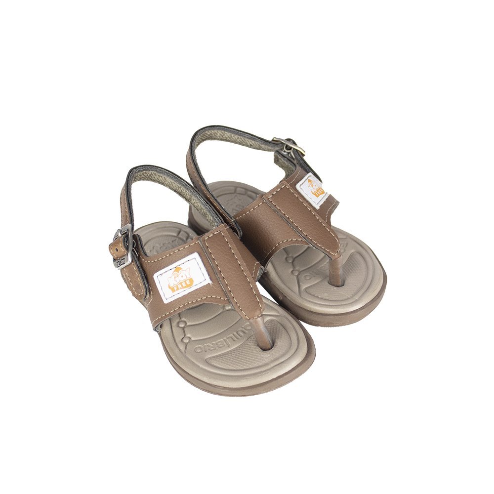 Sandália Kidy Equilíbrio Baby Masculina Marrom 1