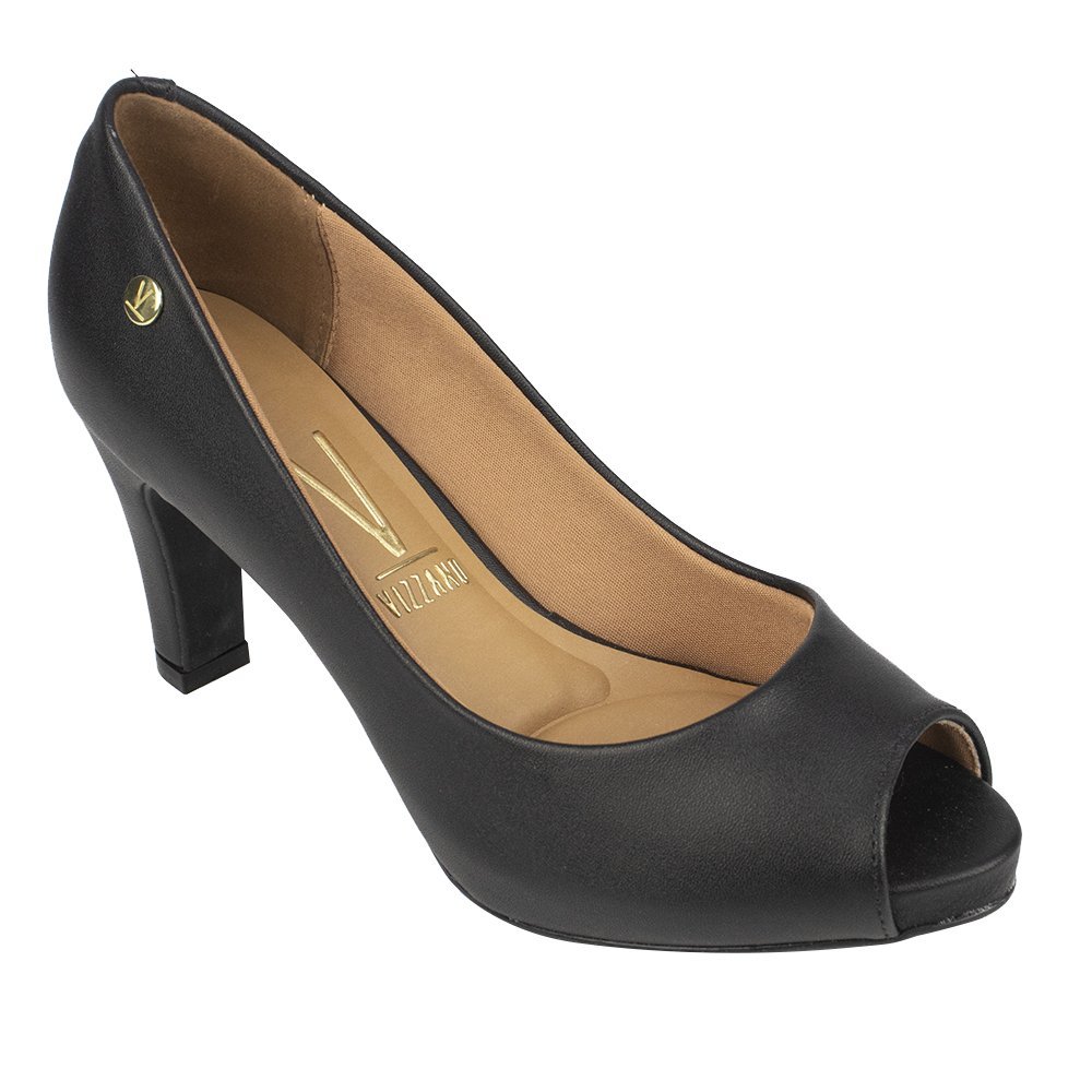 Sapato Vizzano Pelica Feminino Preto 2