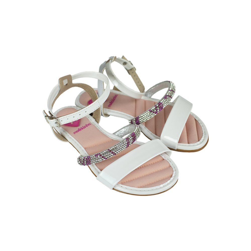 Sandália Molekinha Cristal Infantil Feminina