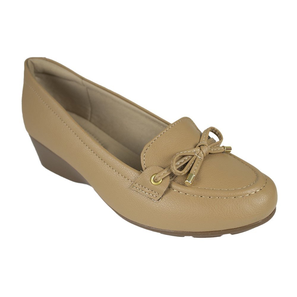 Sapato Modare Anabela Feminino Bege 2