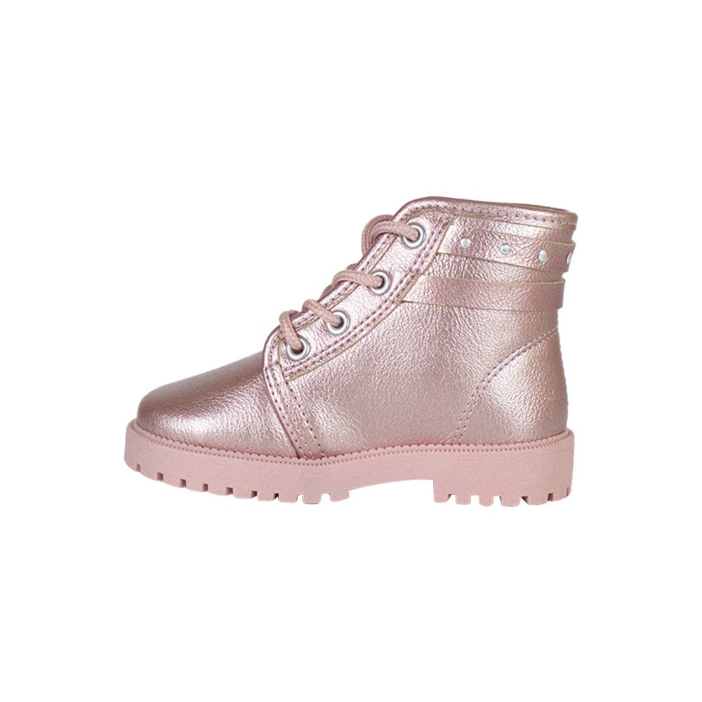 Coturno Molekinha Malibu Heart Infantil Feminino Rosa 3