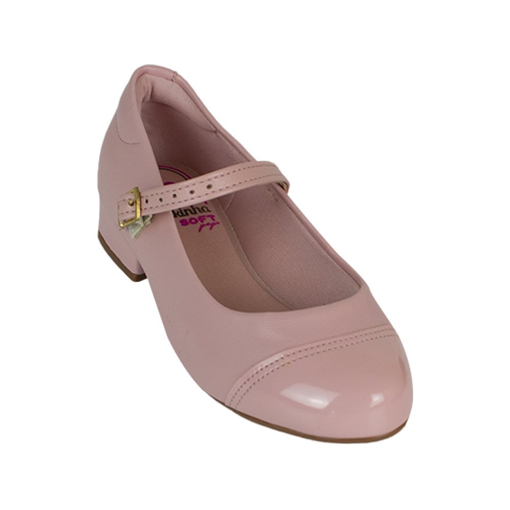 Sapatilha Molekinha Bonequinha Infantil Feminina Rosa 2