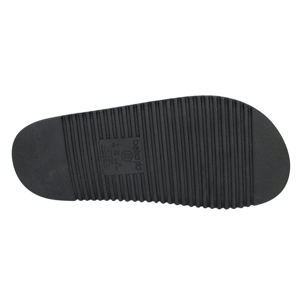Papete Beira Rio Strass Feminina Preto 4