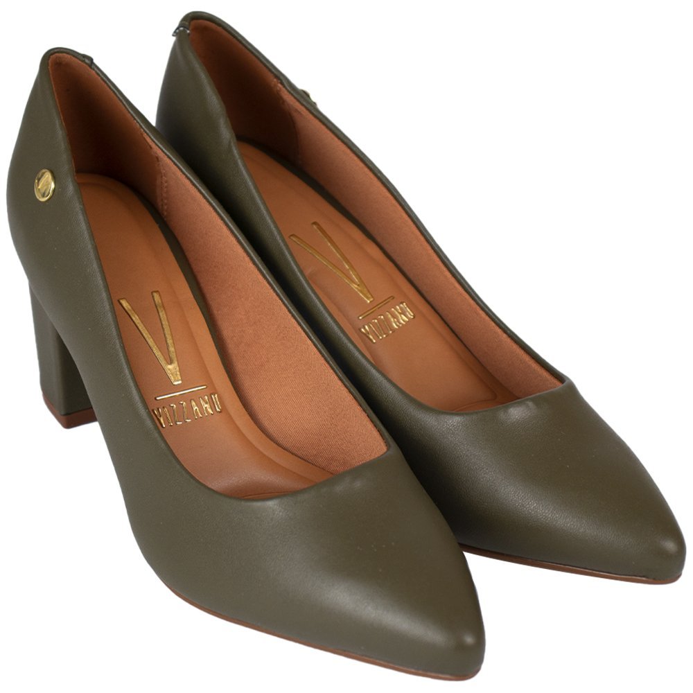 Sapato Vizzano Vintage Feminino Verde 1