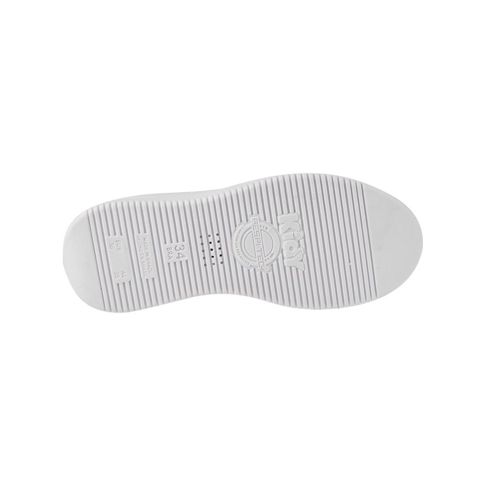 Tênis Kidy Laço Strass Infantil Feminino Branco 4
