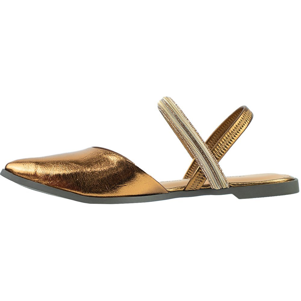 Mule Dakota Vieri Feminino Dourado 2