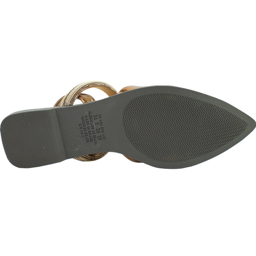 Mule Dakota Vieri Feminino Dourado 4