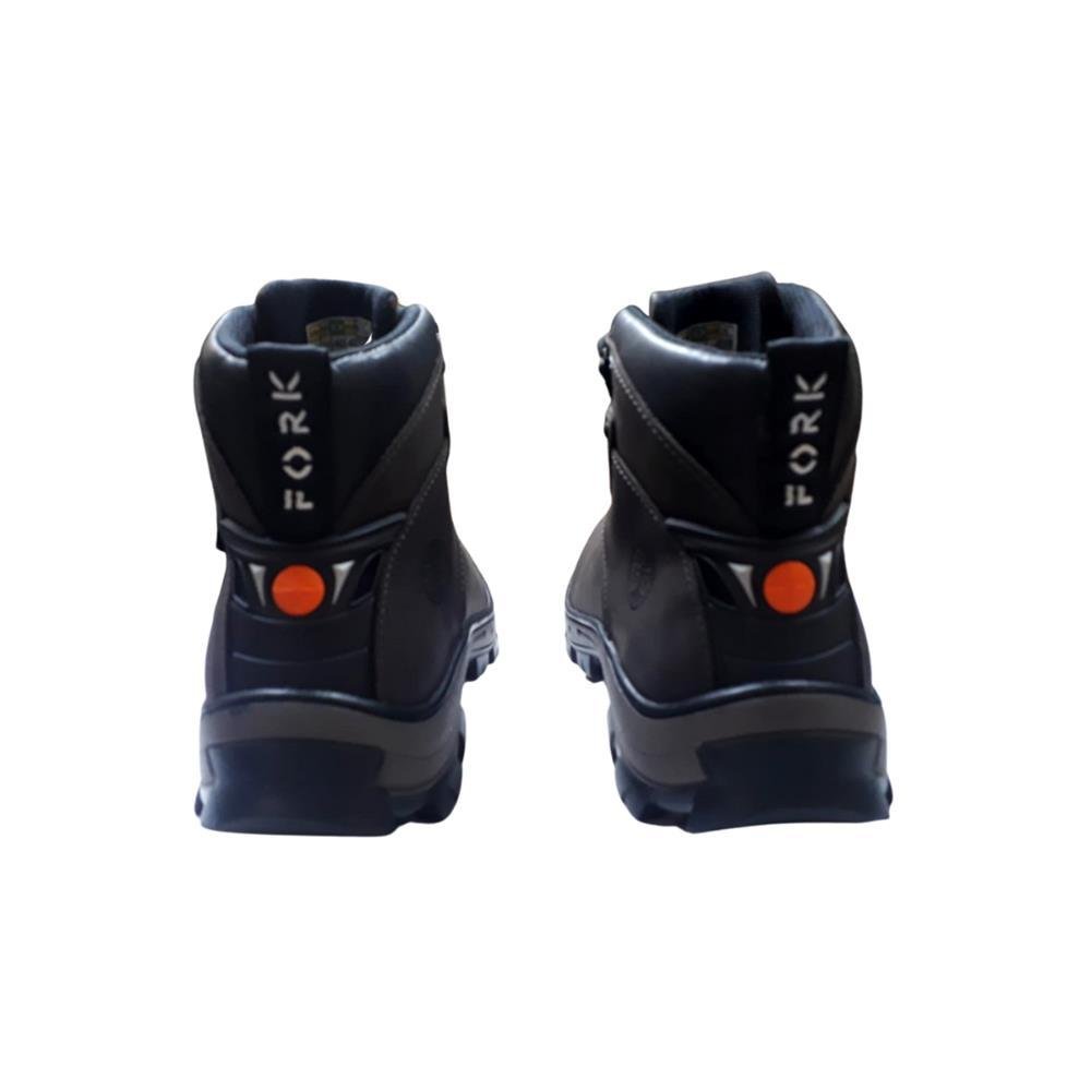 Bota Coturno Adventure Masculina Couro Cadarço Conforto Marrom 4
