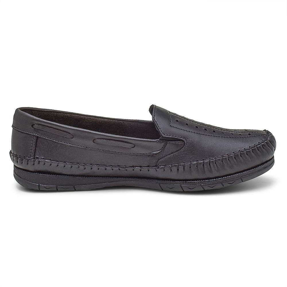 Mocassim Granado Casual Couro Masculino Preto 3