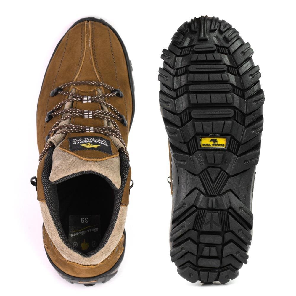 Bota Bell Boots Masculina Coturno Adventure em Couro Marrom 5