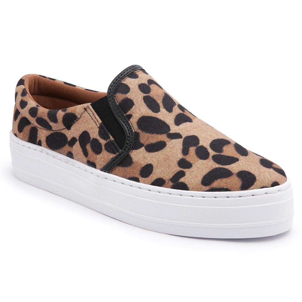 Slip On Tenehi Flatform Cadarço Feminino 3826 Preto 2