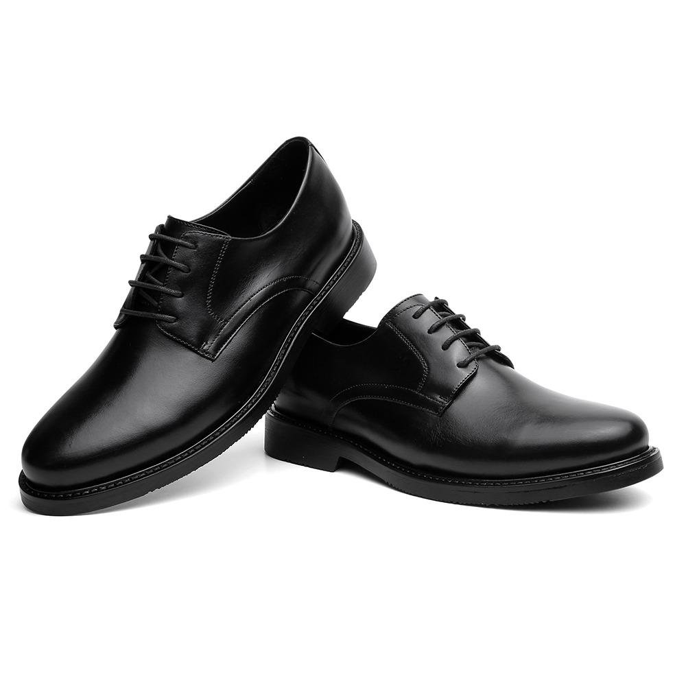 Sapato Casual Bernatoni Couro Cadarço Masculino 3826 Preto 2