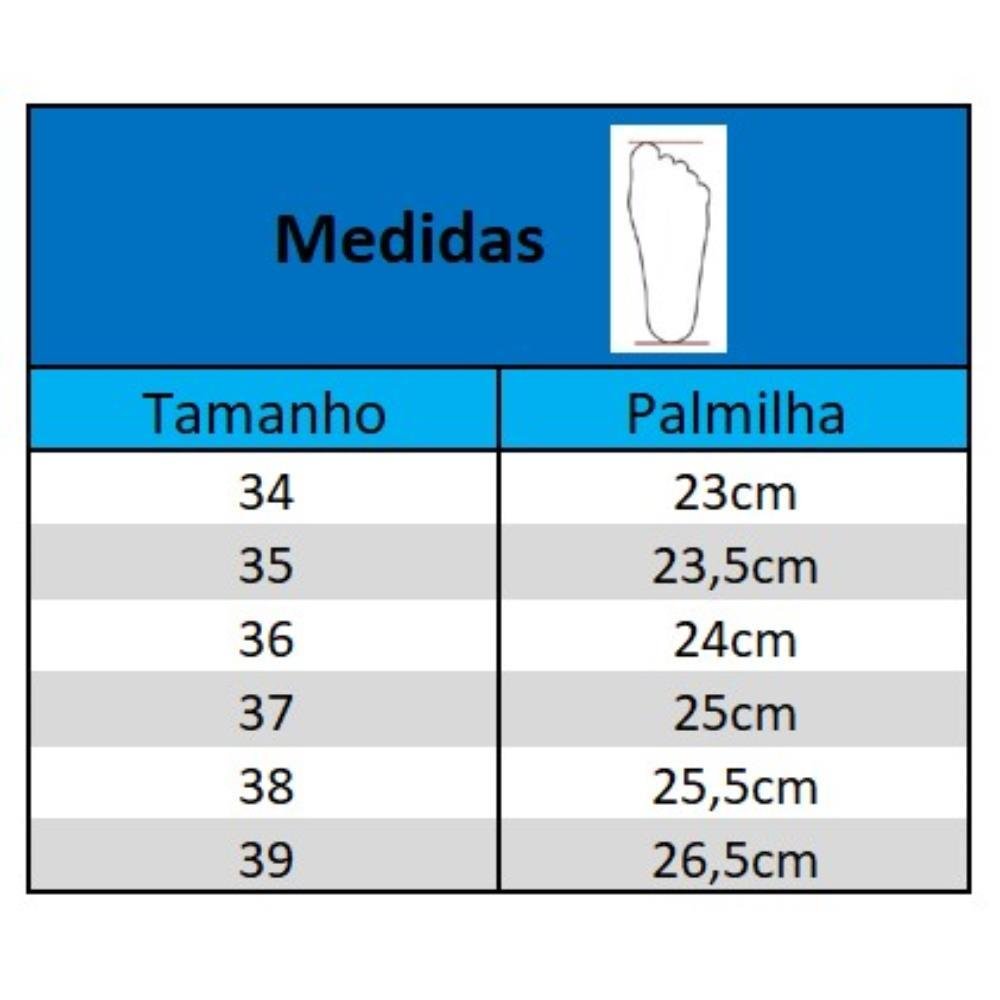 Coturno Tenehi Feminino Antiderrapante Tratorado Conforto Preto 5