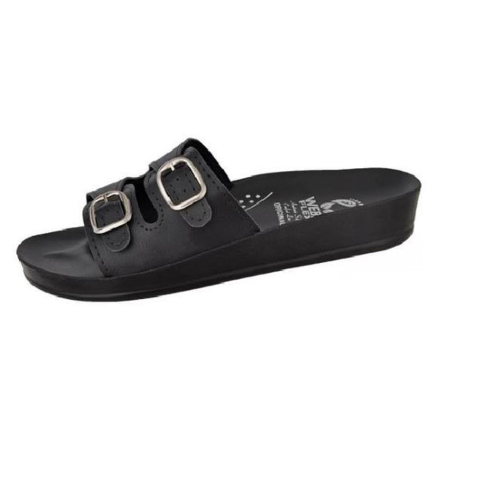 Kit 2 Sandália Ortopédica Feminina Anatômica Conforto Leve Marrom/Preto 3