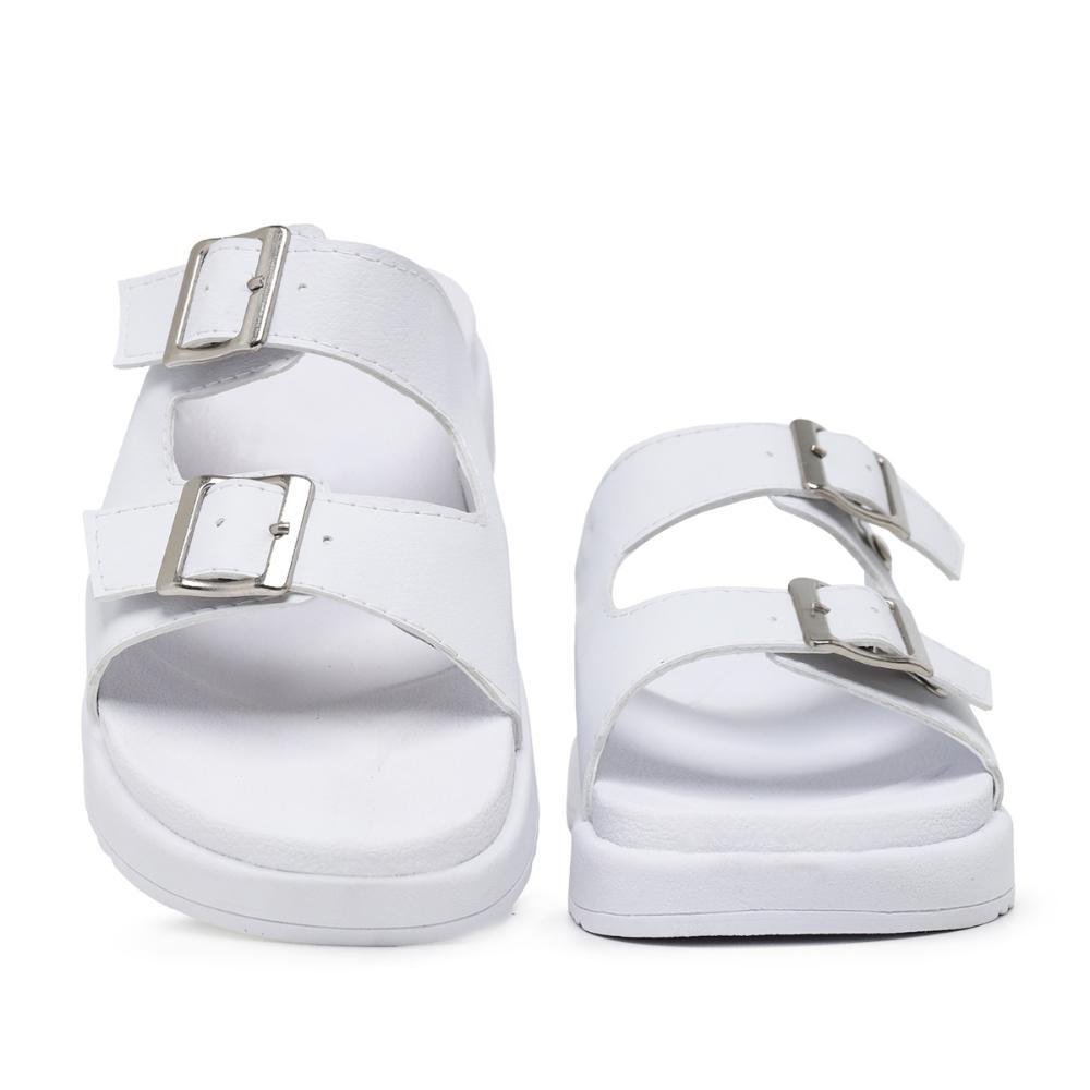 Papete Novo Hábito Fivela Tiras Feminino 3826 Branco 2