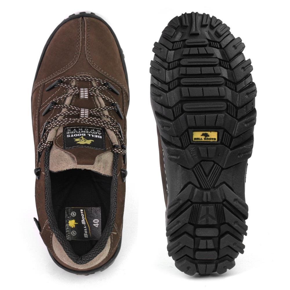 Tênis Masculino Casual Adventure em Couro Nobuck Café Marrom 4