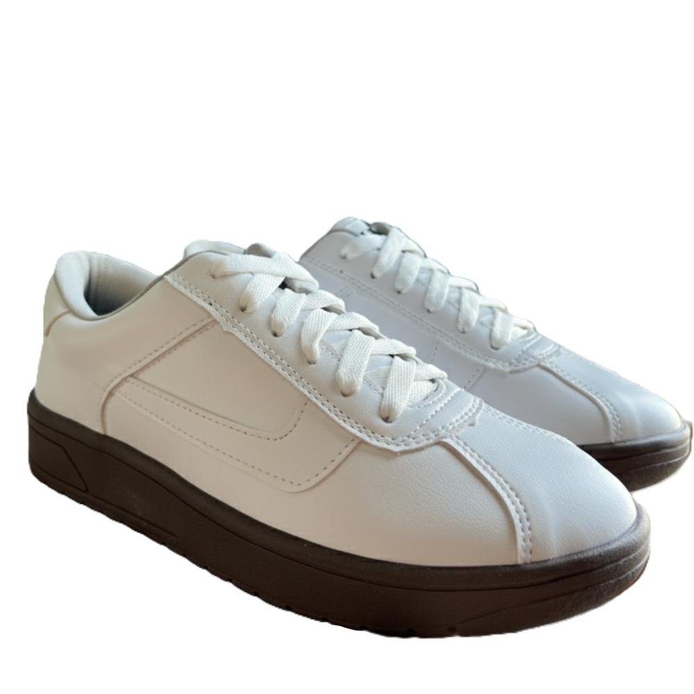 Tênis Feminino Casual Confortável Branco 4