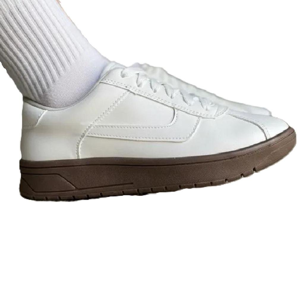 Tênis Feminino Casual Confortável Branco 6