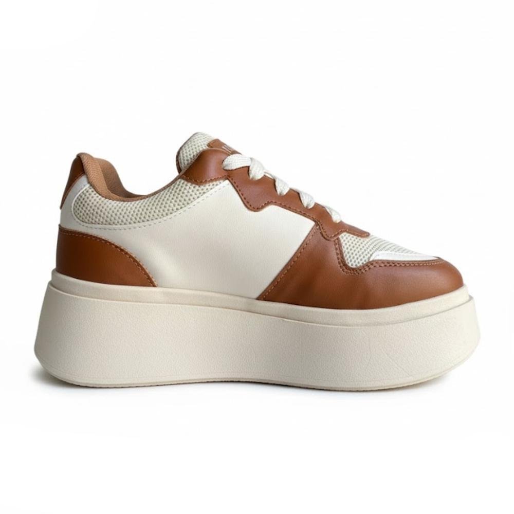 Cor Off White/Marrom