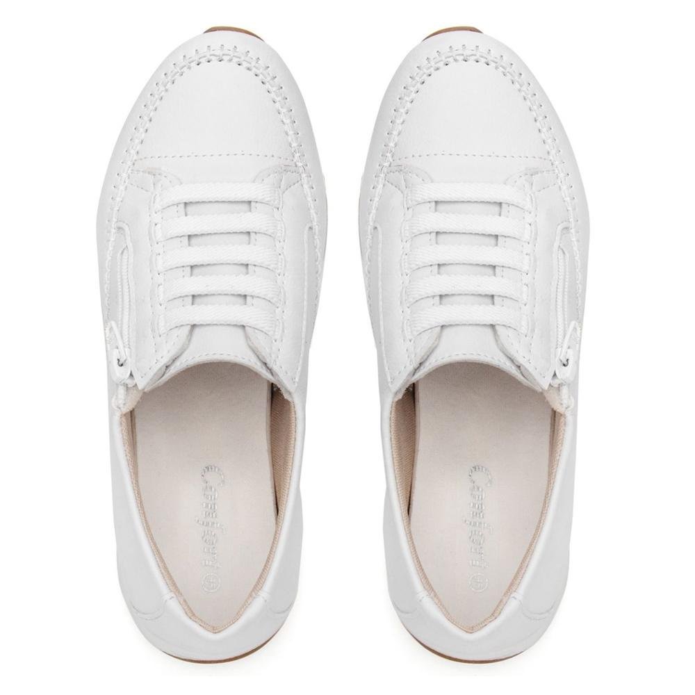 Sapatênis Feminino Conforto Casual Premium Urbano Branco 3