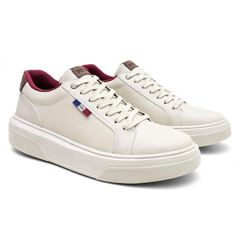 Sapatênis Masculino Casual Premium Confortável Urbano Bege 2