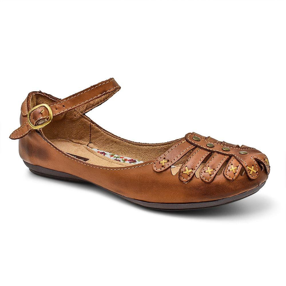 Sapatilha em Couro Feminina Conforto Casual