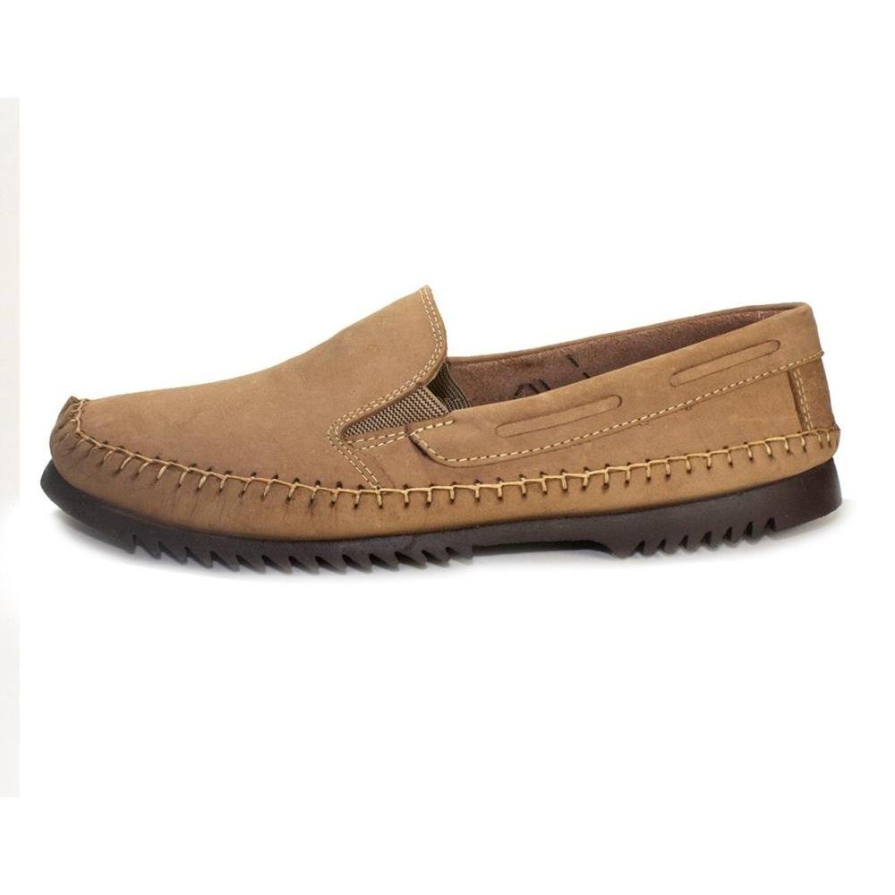 Sapatilha Masculina em Couro Casual Anatômica