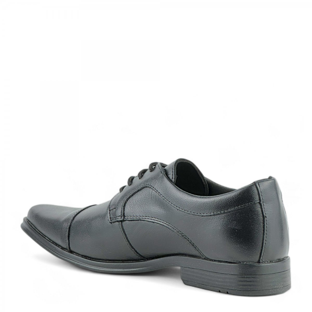 Sapato Social Couro Legítimo Cadarço BR2 Masculino Preto 3