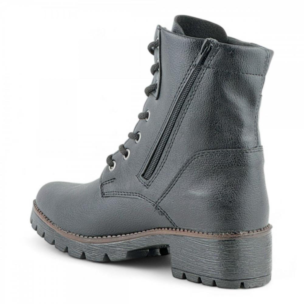Coturno Casual Couro Legítimo BR2 Feminino Preto 3