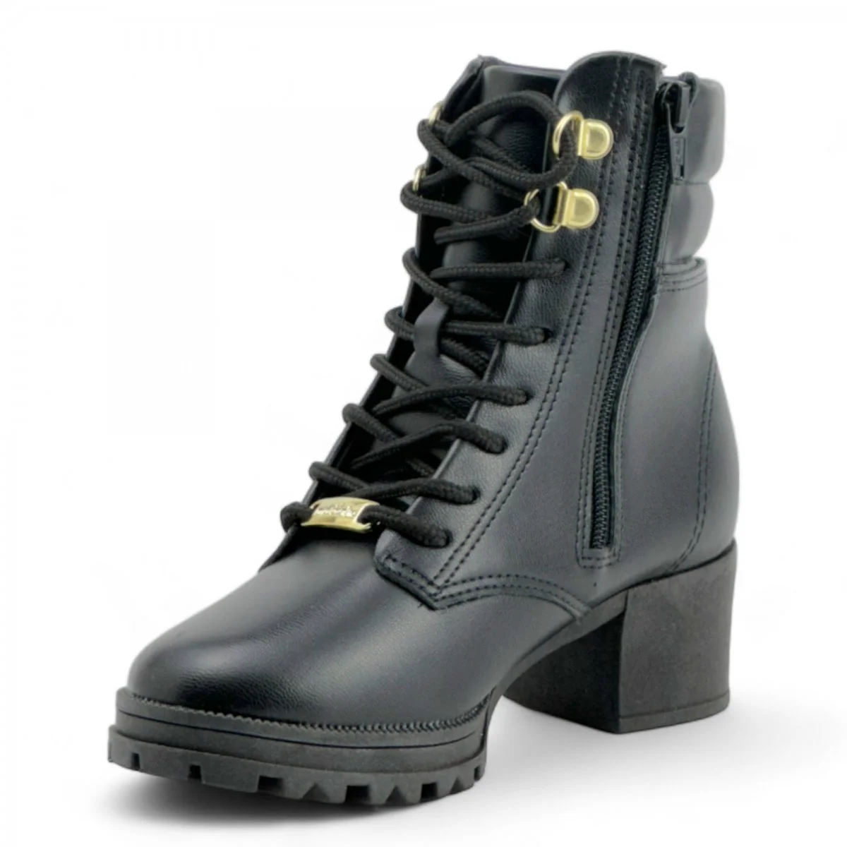 Coturno Casual Molekinha Infantil Menina Preto 2