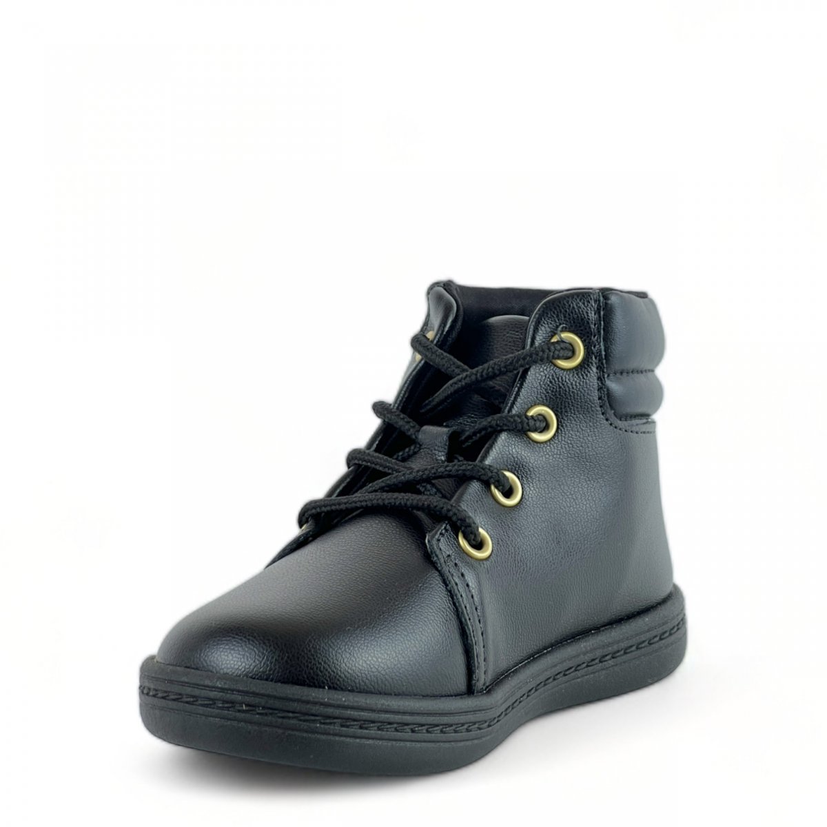 Coturno Casual Molekinha Infantil Menina Preto 2