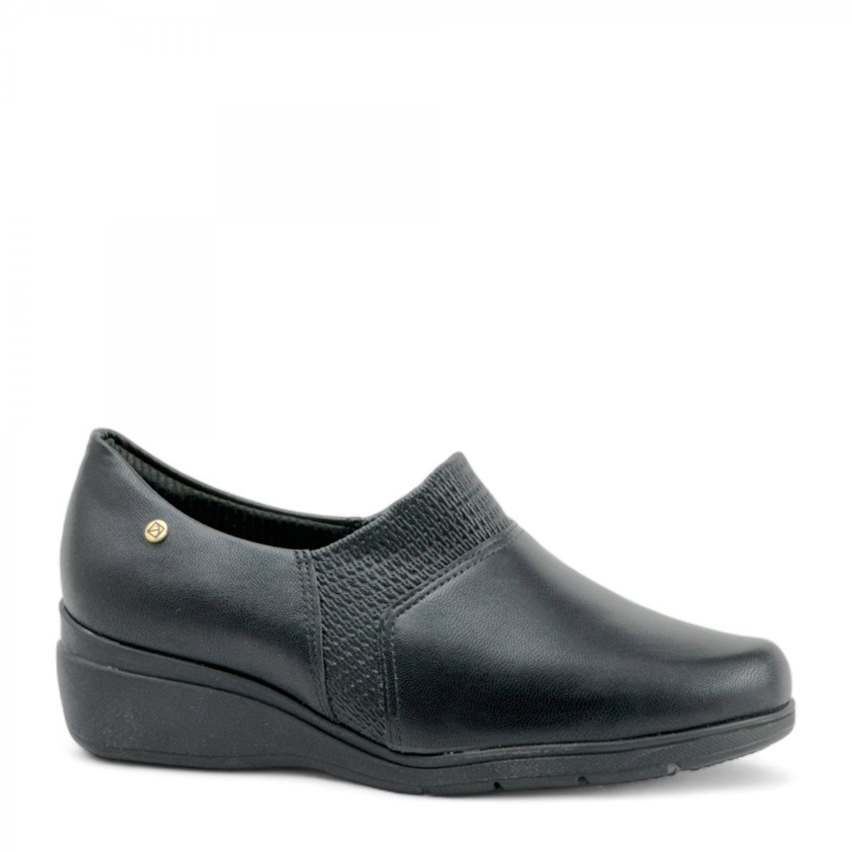 Sapato Salto Anabela Piccadilly MAXI Feminino Preto 1