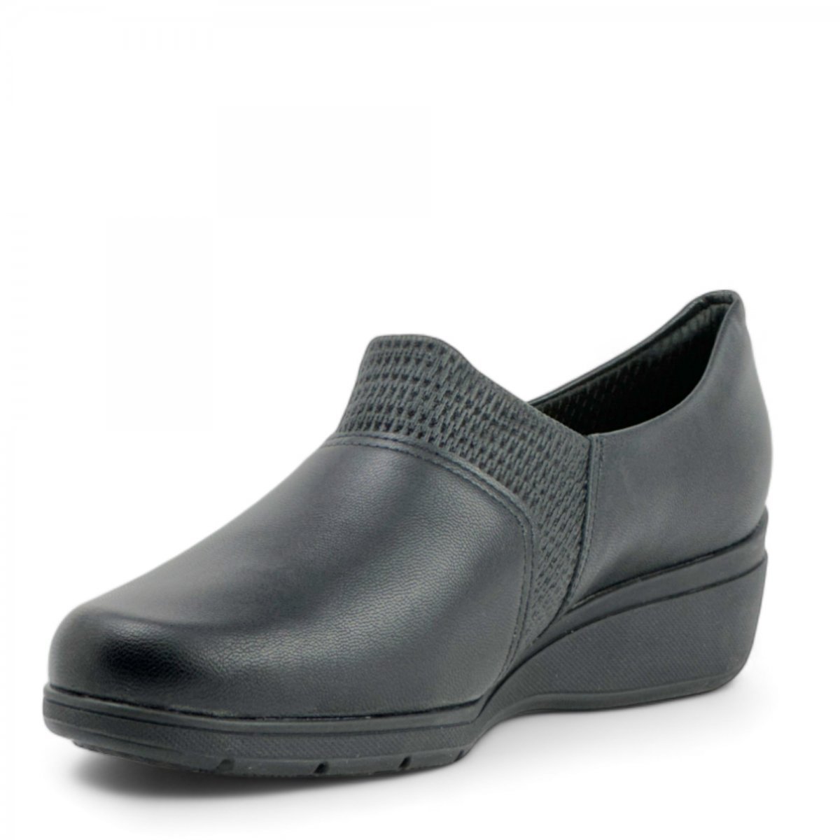 Sapato Salto Anabela Piccadilly MAXI Feminino Preto 2