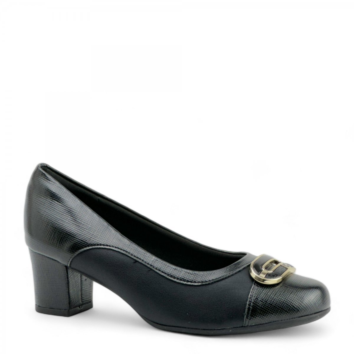 Sapato Salto Médio Joanete Piccadilly Feminino Preto