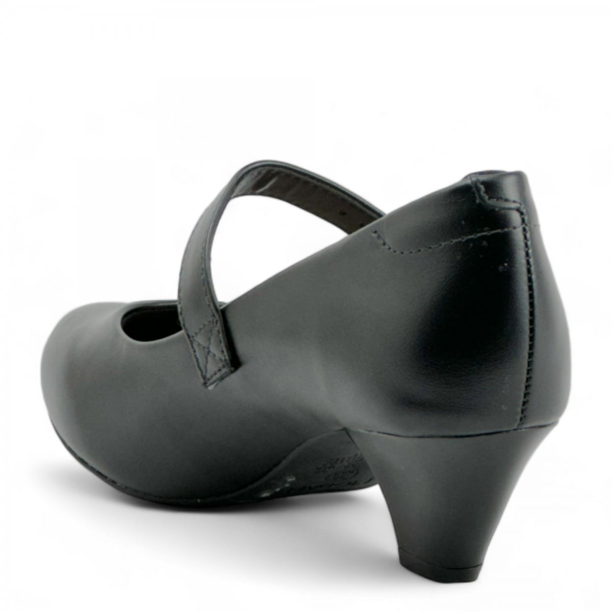 Sapato Fivela Salto Feminino Modare Preto 3
