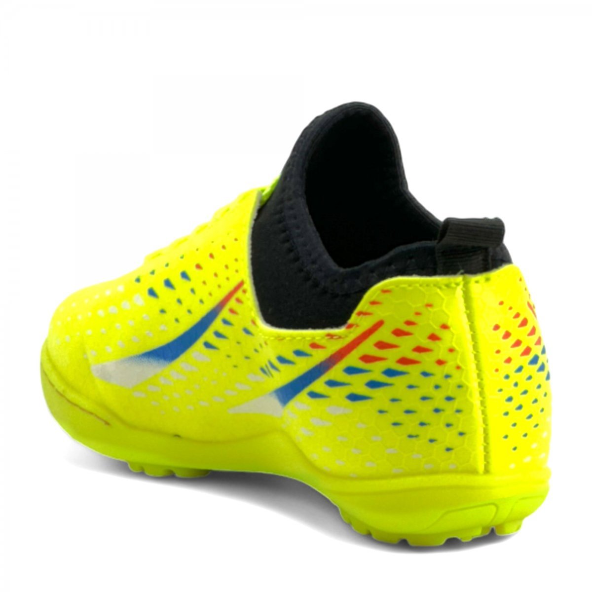 Chuteira Society Calce Fácil Infantil Masculino Amarelo 3